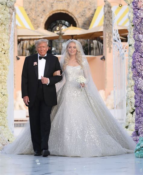 tiffany trump wedding dress by dior